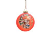 Стеклянный шар  Зайчик