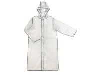 Дождевик светоотражающий Providence c чехлом, унисекс