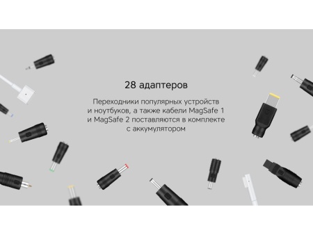 Внешний аккумулятор NEO PRO Saturn для ноутбуков с QC/PD, 55000 mAh