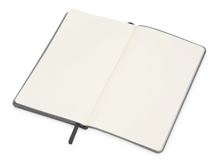 Блокнот Notepeno 130x205 мм с тонированными линованными страницами, серый
