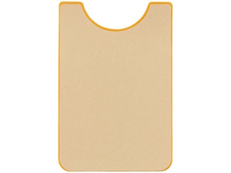 Картхолдер для телефона с отверстием для пальца, оранжевый