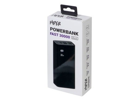 Портативный внешний аккумулятор FAST, 30000 mAh