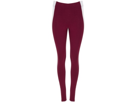 Легинсы Agia, винный/белый