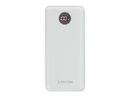 Портативный аккумулятор Canyon PB-2002 (CNE-CPB2002W), белый