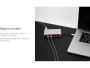 Разветвитель для компьютера 8-в-1  Type-C Hermes