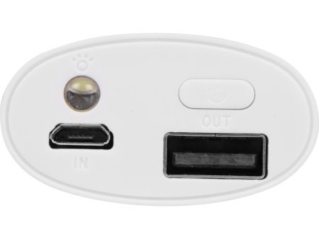Портативное зарядное устройство Спайк, 8000 mAh, красный