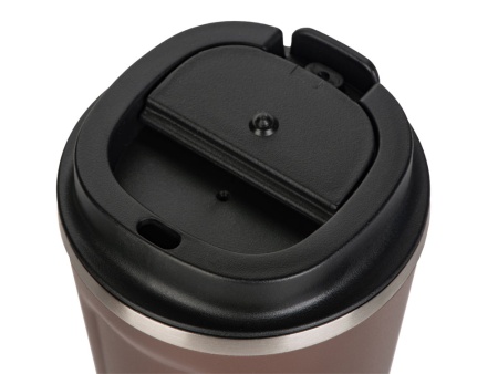 Термокружка CAFe COMPACT, 380 мл, коричневый