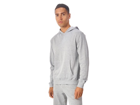 Худи Warsaw, футтер 230гр S, серый меланж