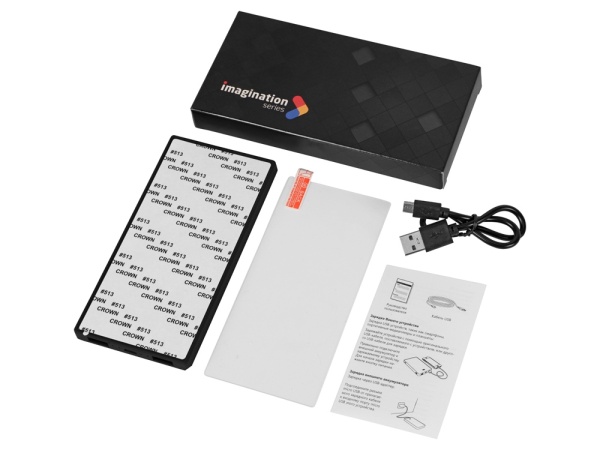 Внешний аккумулятор Render с закаленным стеклом, 5000 mAh