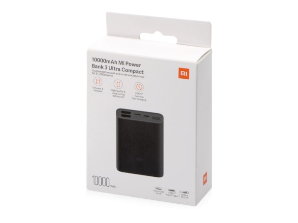 Внешний аккумулятор  Mi Power Bank 3 Ultra compact, 10000 мАч