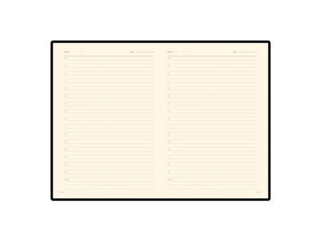 Ежедневник недатированный А5 Parliament, черный