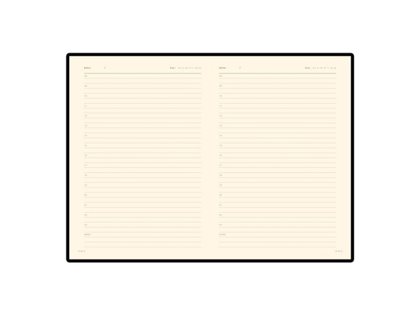 Ежедневник недатированный А5 Parliament, черный