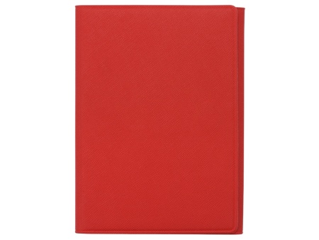 Обложка на магнитах для автодокументов и паспорта Favor, красная/серая