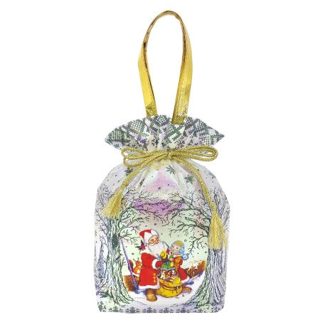 МЕШОЧЕК НА ПОЛЯНКЕ перламутровый метал до 1400 г (14)