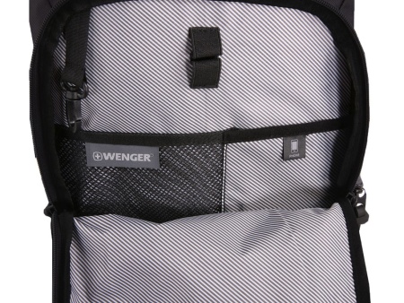 Рюкзак WENGER 15'', чёрный, полиэстер 900D/ М2 добби, 29х15х47 см, 20 л