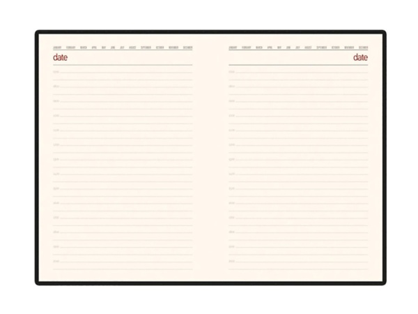 Ежедневник недатированный А5 Senate с магнитным клапаном