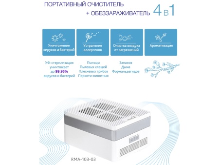 Многофункциональный очиститель, обеззараживатель 4 в 1