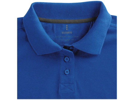 Calgary женская футболка-поло с коротким рукавом, синий