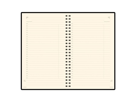 Ежедневник А5 недатированный Milano, темно-синий