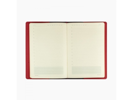 Ежедневник недатированный А5  Oxford, бордовый