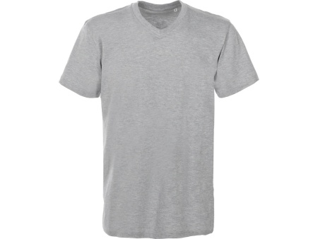Футболка Heavy Super Club мужская с V-образным вырезом, серый меланж