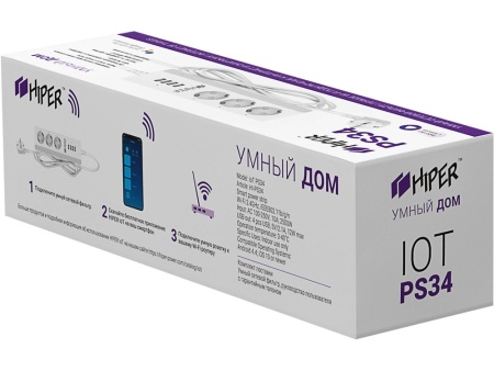 Умный сетевой фильтр HIPER IoT PS34