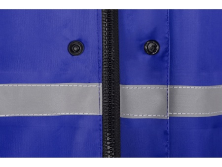 Длиный дождевик Lanai  из полиэстера со светоотражающей тесьмой, кл.синий