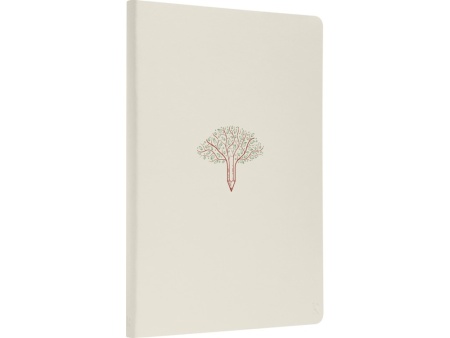 Еженедельник Karst в твердом переплете формата A5, кремовый