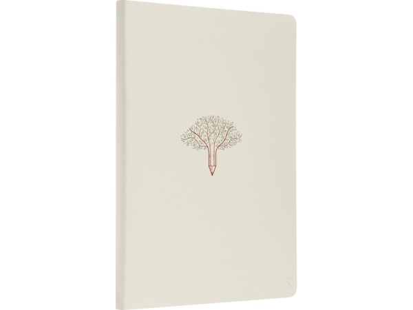 Еженедельник Karst в твердом переплете формата A5, кремовый