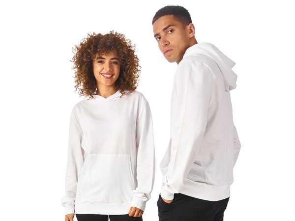 Худи Warsaw, футтер 230гр XS, белый