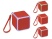 Портативная колонка Cube с подсветкой