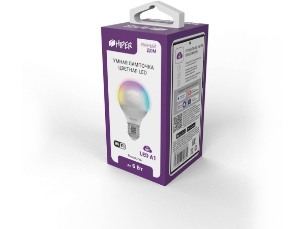 Умная LED лампочка IoT LED A1 RGB