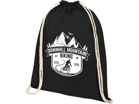 Рюкзак со шнурком Tenes из хлопка 140 г/м²