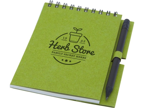 Блокнот A6 Luciano Eco с карандашом