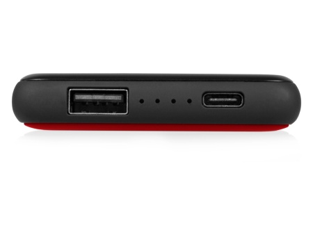Портативное зарядное устройство Shell Pro, 10000 mAh, красный/черный