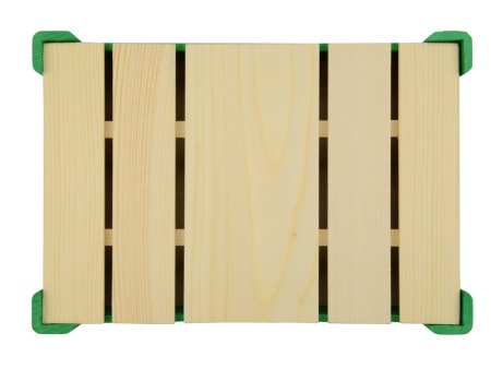 Подарочная деревянная коробка, зеленый