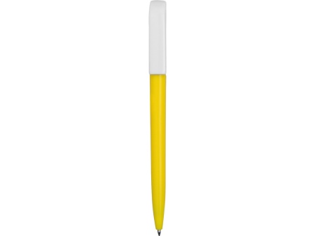 Ручка пластиковая шариковая Миллениум Color BRL, желтый/белый