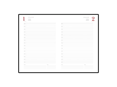 Ежедневник А5 полудатированный Boss, синий