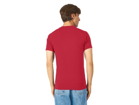 Футболка HD Fit короткий рукав с эластаном_2XL, мужская,красный