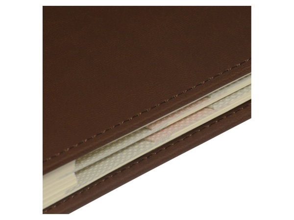 Ежедневник недатированный А5 Velvet Index (коричневый)