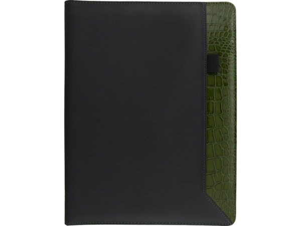 Папка для документов Nadine, черный/зеленый