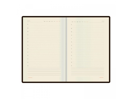 Ежедневник недатированный А5  Oxford, красный