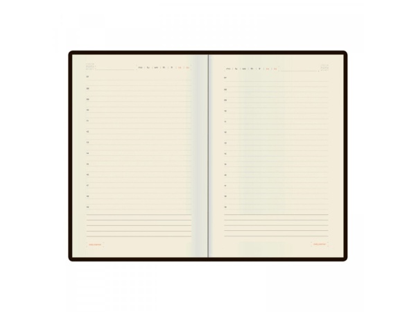 Ежедневник недатированный А5  Oxford, красный