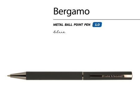 Ручка металлическая шариковая Bergamo