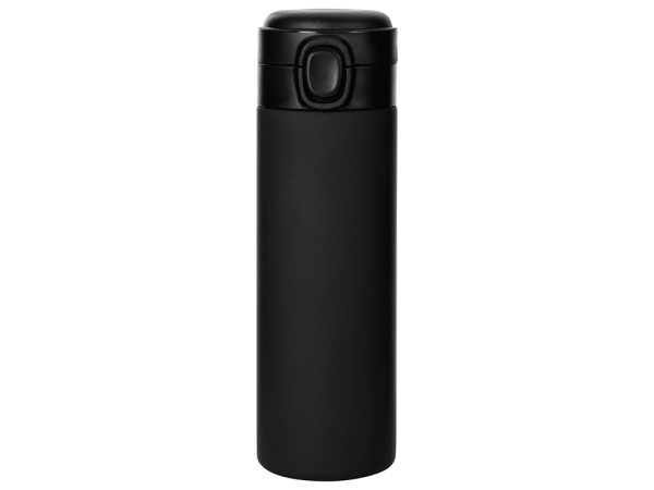 Вакуумная термокружка Waterline c кнопкой Guard, 400 мл, черный