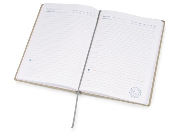 Ежедневник недатированный А5 Strap AR , светло-серый