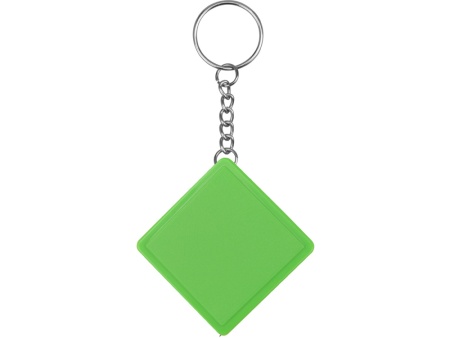 Брелок-рулетка, 1 м., зеленое яблоко