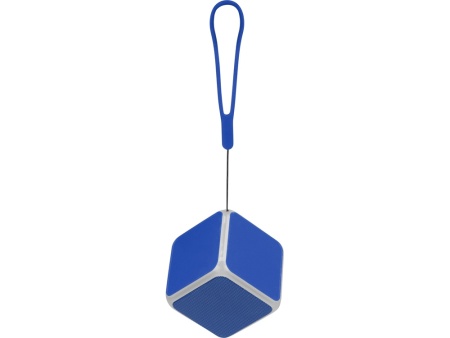 Портативная колонка Cube с подсветкой, синий