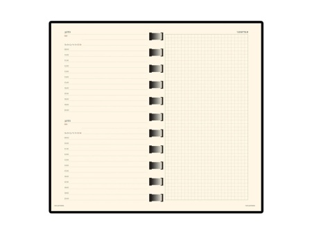 Ежедневник недатированный А5- Sienna, коричневый