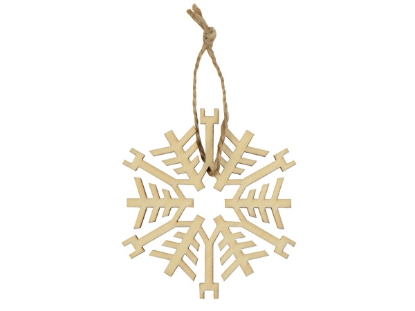 Набор деревянных снежинок
